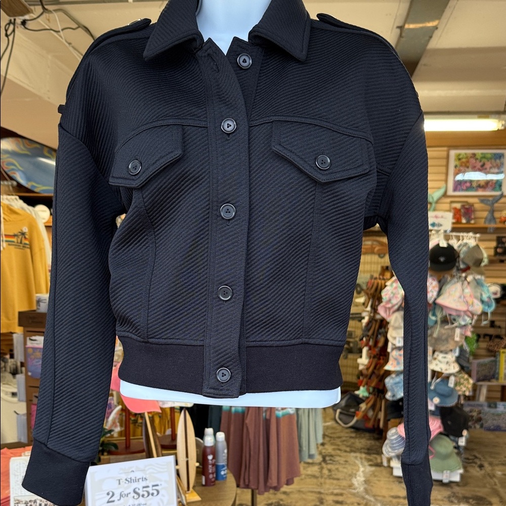 Louis Vuitton Uniform Black Jean Jacket